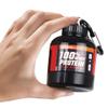 Auhafaly Protein Powder and Supplement Funnel Keychain Protein Powder Container with Durable Key-Chain Portable to-Go Container for The Gym, Workouts, Fitness, and Travel Big 2pack view 4