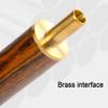 ERSINIAN Wood Walking Cane For Men, Retro Wooden Cane, Handmade Walking Stick, Expossed Design, Solid Wood Crutch With Rubber Tips - 35 Inches view 2