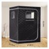 2-Person Portable Steam Sauna Tent - Full-size double sauna tent for home use for relaxation and detoxification, no steamer required - a convenient home spa experience view 2
