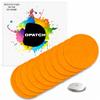 DPatch Cover Patches for Freestyle Libre 2 - Our cgm Sensor Patches are Waterproof, Unique Non-Stick Centre, Breathable, Long-Lasting Adhesion for Your Libre 2 Sensor - 20 Pack (Orange) view 1