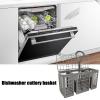 Dishwasher - Cutlery Basket, Cutlery Basket | Dishwasher, Kitchen Dishwasher, Grate Lid, Plastic, Hotel, Home, Suitable for Most Dishwashers view 2