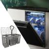 Dishwasher - Cutlery Basket, Cutlery Basket | Dishwasher, Kitchen Dishwasher, Grate Lid, Plastic, Hotel, Home, Suitable for Most Dishwashers view 4