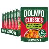 Dolmio Classics Pasta Rigatoni Bolognese Ready Meals Pouch, Bulk Multipack 6 x 250g view 1