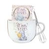 Me to You Tatty Teddy PorcelainMug And Hot Chocolate Gift Set - Official Collection, Grey, Blue view 1