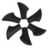 Ipetboom 6pcs Rubber Foot Covers for Hiking Poles Walking Stick Protectors for Outdoor Trekking and Hiking Sticks Use Black view 1