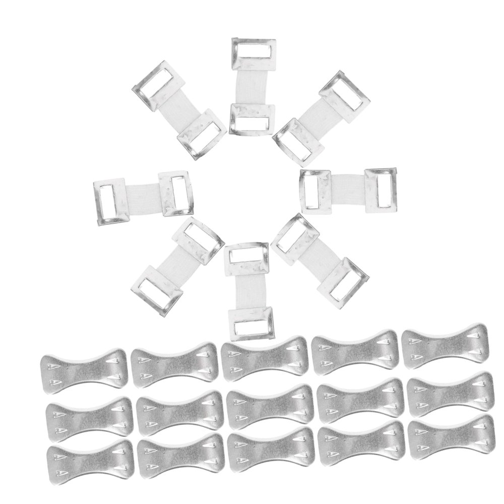 Healeved Aluminum Buckle Fasten Clips Fixed Buckle Holders for Bandage Elastic Use Gauze Tape