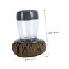 ABOOFAN Oil Pot with Brush Oil Applicator Brush for Kitchen and Barbecue Use Plastic and Cloth for Cooking and Pan Care Random Color view 2