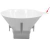 TH1000XUE Up12*8cm Down 4.8 * 3.5cm Dishwasher salt funnel for household dish washing machine hopper replacement parts WQP6-3201/X3-T/3908J view 2