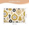 Resuable Changing Pad Covers Merry Christmas Gold Yellow Highly Absorbent Pads for Bed Breathable Pad Liner for Infant Baby 34" 52" view 2