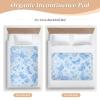 Resuable Bed Underpads Cute Butterflies Blue Flowers Pastel Highly Absorbent Bed Wetting Sheet Anti-Lip Pee Mats for Kids Adults Pets 34" 52" view 4