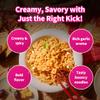 Shin Ramyun Toomba 4 Pack Spicy & Creamy Instant Noodles Quick and Easy Cooking Frying Noodles with Sauce Mix view 3