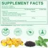 1 Pack Oregano Oil Supplement, Oil of Oregano Softgels, Oregano Oil Supplement Capsules, 2 in 1 6000mg Oil of Oregano with Black Seed Oil view 2