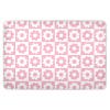 Extra Large Resuable Toddler Mattress Pads Plaid Check Flowers Peach Waterproof Washable Sheet Cover Underpads Slip-Resistant Pee Mats for Children Adults Pets 34" 52" view 1