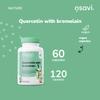 Osavi Quercetin with Bromelain 120 Vegan Capsules | FlaviPure Quercetin Extracted from Japanese Pagoda Tree & Bromelain from Pineapple | Supports Antioxidant Defense & Immune Health view 4
