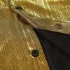 Glitter Shirt Men's 70s Outfit Sequins Top Metallic Shiny Casual Shirt Gold T-Shirt Sequins Shirt 70s Disco Party Costume, gold, L view 2