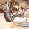 Swan Fork Holder | Alloy Swan Spoon Holder Fork - Decorative, Durable, Exquisite, Rustproof, Cutlery Accessories for Wedding, Special Occasion, Daily Use, Birthday view 3