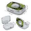 Golf Ball Pill Box for Purse Pocket Small Square Pill Case Decorative Medicine Box Travel Medicine Tablet Case Vitamin Organizer Pill Container Holder Unique Gift view 2