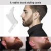 8 Pieces White Barber Pencil Set for Hairline Edge Tracing, Beard Shaping & Beard Outliner 6 Barber Pencils with Built-in Sharpener, Brush & Ruler for Precise Beard and Hairline Styling view 4