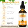 Magnesium Glycinate Liquid Drops-1000mg Magnesium Liquid Supplement with Cellulose Fiber, Bromelain, Vitamin B6, C, D, Zinc, Magnesium Liquid DropsPineapple view 3