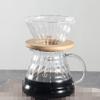 1 Piece Funnel Cup Holder Bamboo Coffee Dripper Stand Holder Coffee Filter Stand Holder Coffee Dripper Rack Coffee Brewing Filter Cone Coffee Filter Rack Coffee Cone Dripper view 4