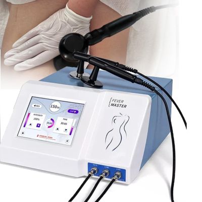 448khz Cet Ret Tecar Device Physical Therapy Physiotherapy Diathermy Pain Management, Body Sliming Machine Diathermy Pain Relief Skin Tightening Deep Care,with 8 Massage Heads