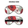 Flowers Pattern Printed Sleep Mask for Women Men Light Blocking Eye Mask Soft Breathable Eye Cover view 2
