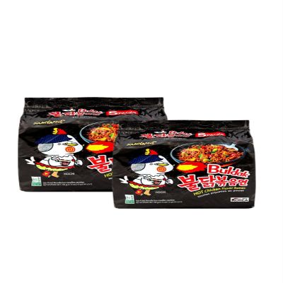 Buldaak Hot Chicken Ramen - 140g (Pack of 10) | Fiery Korean Spicy Noodles | Extreme Spiciness | Quick & Easy Meal | Authentic Korean Flavor | Bold & Addictive