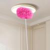 Ceiling Fan Duster - Ceiling Fan Cleaner Duster | Furniture Duster, Ceiling Fan Duster with Extension Pole, Reusable Microfiber Ceiling Fan Duster, for Cleaning Furniture Door Top view 2
