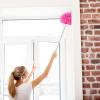 Ceiling Fan Duster - Ceiling Fan Cleaner Duster | Furniture Duster, Ceiling Fan Duster with Extension Pole, Reusable Microfiber Ceiling Fan Duster, for Cleaning Furniture Door Top view 3