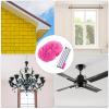 Ceiling Fan Duster - Ceiling Fan Cleaner Duster | Furniture Duster, Ceiling Fan Duster with Extension Pole, Reusable Microfiber Ceiling Fan Duster, for Cleaning Furniture Door Top view 4