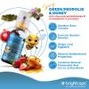 Bee Health Propolis | Brazilian Green Propolis, Honey & Mallow Throat Spray 30ml, Immune Support & Sore Throat Relief for Children 1 Year+ The only one with ARTEPILLIN-C - Pomegranate and Strawberry view 3