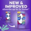 Always Radiant Teen Pads Size 4 Overnight with Wings Odourless 18CT view 2