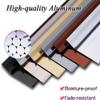 Aluminium Floor Transition Strip 36 Inch Exterior Doorway Edge Trim 4" Wide Threshold Ramp for Carpet Tile Laminate Anti Slip Gap Cover Suitable for Threshold Height 1 4cm Red (90cm x 3pc) view 4
