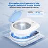 Wrklly Rechargeable Ultrasonic Retainer Cleaner Machine | 50kHz 1.9 inch Ultra-Thin Portable | Night Guard Aligners Jewelry |6pcs Cleaner Tablets Included | Quick & Deep Clean Modes | Oral Dental Care view 3