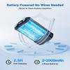 Wrklly Rechargeable Ultrasonic Retainer Cleaner Machine | 50kHz 1.9 inch Ultra-Thin Portable | Night Guard Aligners Jewelry |6pcs Cleaner Tablets Included | Quick & Deep Clean Modes | Oral Dental Care view 4