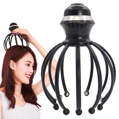 Octopus Scalp Massager, Electric Scalp Massager, Deep Head Massager, Rechargeable Scalp Massager, Portable Electric Scalp Massager with 12 Claws Head, 13.5 x 13.5 x 18.8 cm Scalp Massager for Hair