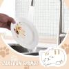 Cat Sponge Cat Sponge - Cartoon Sponge Kitchen Utensils Friendly Sponge view 2