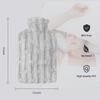 VERVEIO Hot Water Bottle with Soft Premium Cover, 1.5L Hot Water Bag for Menstrual Cramps, Neck and Shoulder Pain Relief, Hot and Cold Therapies, Hand Feet Warmer view 2