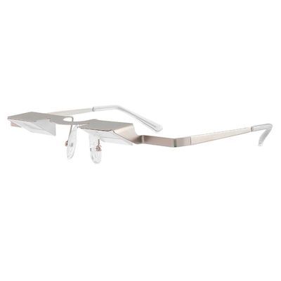 Fruusv Lying Down Reading Glasses, Lazy Lying Down Reading Glasses, Horizontal Reading Glasses, Lazy Horizontal Glasses, Prism Glasses for Reading, Comfortable Reading Glasses for Reading Books