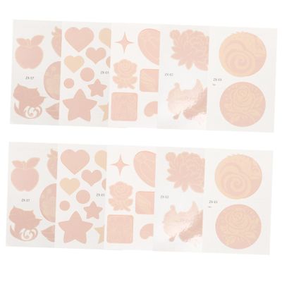 Healeved 10 Sheets Temporary Tattoos for Women Fake Tattoos Scar Covering Sticker Spa Party Decorations