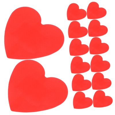 Heart-Shaped Waterproof Adhesive Bandages 25pcs Plastic Red