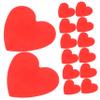 Heart-Shaped Waterproof Adhesive Bandages 25pcs Plastic Red view 1