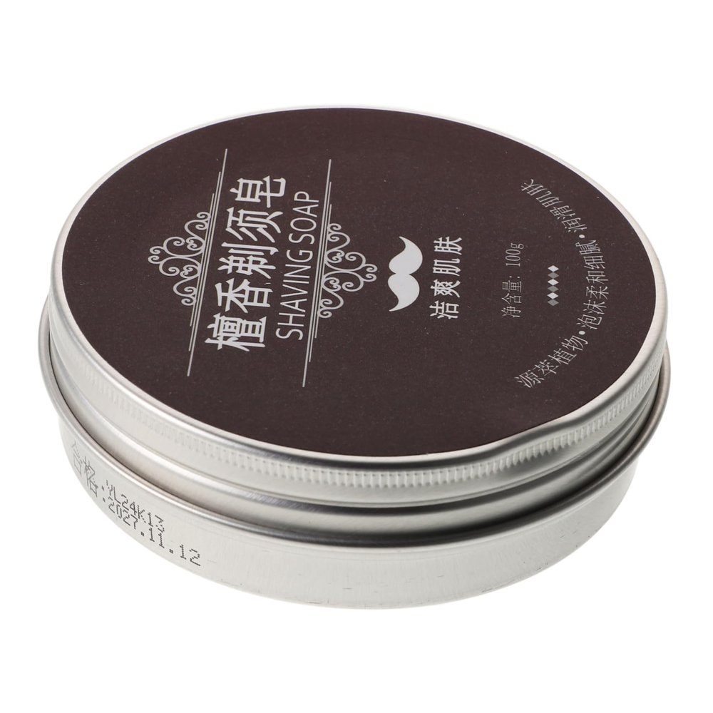 Baluue Beard Shaving Soap Puck Smooth Shaving Soap Bar Hydrating Ingredients Gentle Fresh Scent for Men