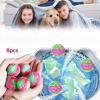 Reusable Laundry Lint Remover Balls 8Pcs Pet Hair Remover Balls for Washing Machine - Efficient Hair Catcher for Clothes, Bedding, Jackets - Travel Friendly view 3