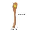 MOLUCKFU Wood Long Handle Pot Brush for Kitchen Cleaning Ergonomic Handle and Efficient Cleaning, Suitable for Bowls and Dishes, Non-stick Oil Brush for Pots and Cookware view 2