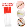 EXAOMBLE 3pcs Protective Tube Plastic Storage Tube Case for Body Temperature Covers for Home Use view 3