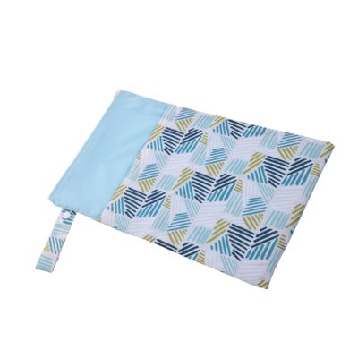 SEWOART Portable Waterproof Sanitary Storage Bag for Nursing Pads and Diapers, Polyester Wet Bag with Hanging Design for Travel, Easy Carry Organizer