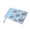 SEWOART Portable Waterproof Sanitary Storage Bag for Nursing Pads and Diapers, Polyester Wet Bag with Hanging Design for Travel, Easy Carry Organizer view 1