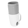 Baluue Toothbrush Barrel Storage Box Portable Travel Case White and Gray Large Capacity Toothbrush Holder for Travel Dental Kit view 1