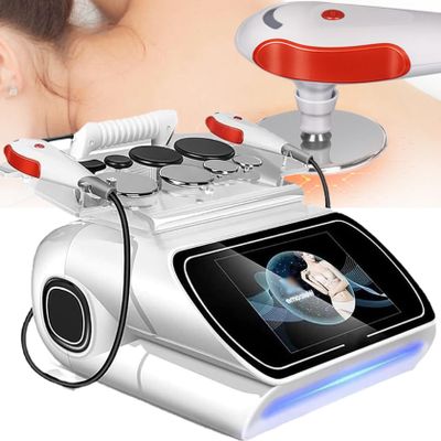 448khz Physiotherapy Diathermy Machine, Diathermy Slimming Machine Pain Relief Skin Tightening Deep Care for Cellulite 3 in 1 Slimming Machine